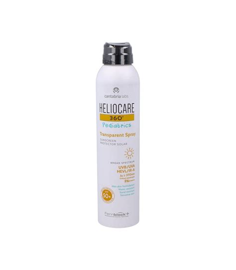 HELIOCARE 360 SPF 50 PEDIATRICS SPRAY PROTECTOR SOLAR TRANSPARENTE 1