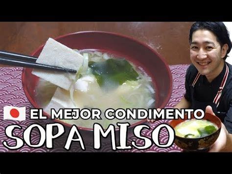 La Sopa De Miso Casera Es Una Sopa Japonesa De Gran Sabor Que Se