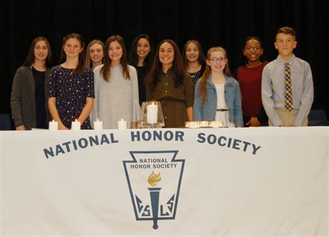 Ten Students Inducted To National Junior Honor Society Atlantic