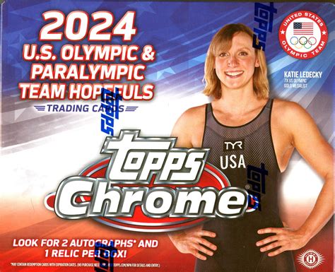 2024 TOPPS CHROME U S OLYMPIC PARALYMPIC HOPEFULS HOBBY製品情報