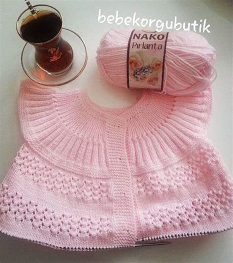 Pembeli Yeni Yakadan Yelek Nazarca Baby Knitting Patterns