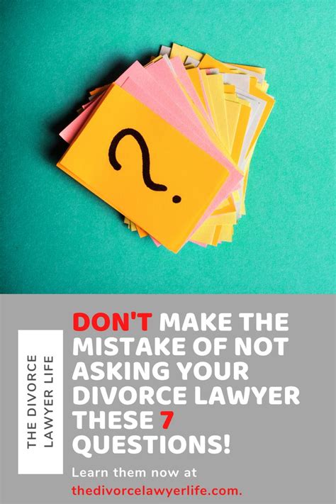 Top 7 Questions You Need To Ask Your Divorce Attorney ASAP En 2024