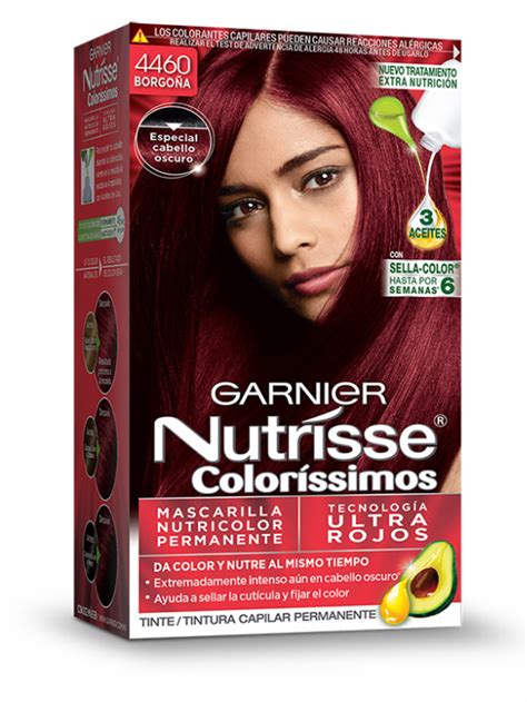 Garnier Nutrisse Color Ssimos Tinte Rojo Para El Cabello Borgo A