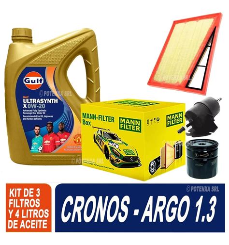 Kit Filtro Aire Y Aceite Fiat Argo Cronos Drive 13 Original Mebuscar