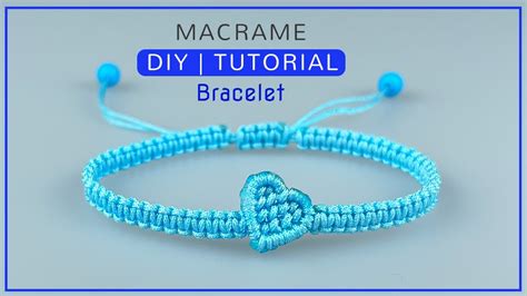 Simple Heart Friendship Bracelet Making Ideas Macrame Bracelet Easy