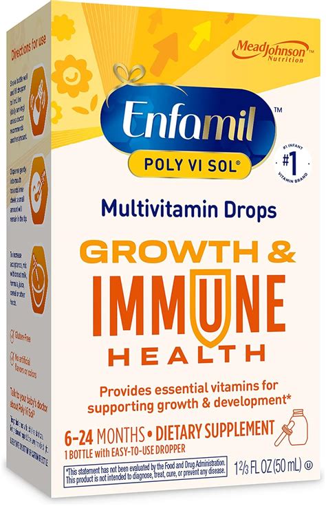 Enfamil Poly Vi Sol Liquid Multivitamin Supplement For