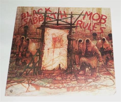 Vinyl Record By Black Sabbath Mob Rules Rock Heavy Metal