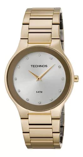 Reloj Dorado Delgado Technos Para Mujer L En K Mercadolibre