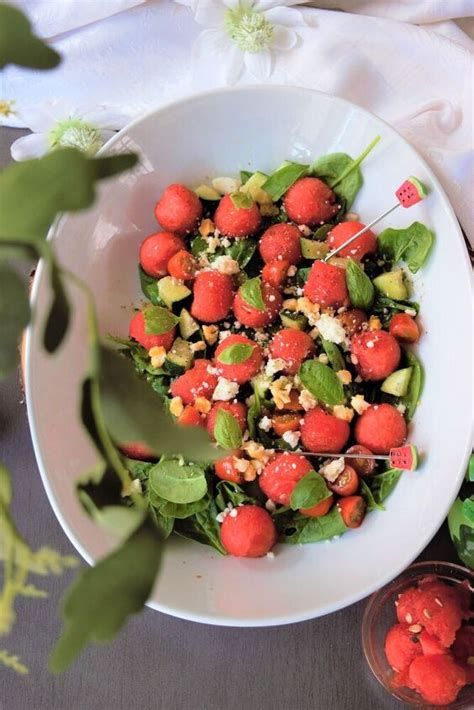 Refreshing Watermelon Salad With Tangy Balsamic Vinaigrette Foodtalk