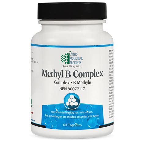 Methyl B Complex 60 Capsules — Tustin Longevity Center