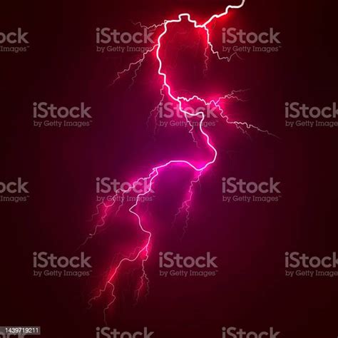 Vector Bright Lightning On A Background Stock Illustration Download