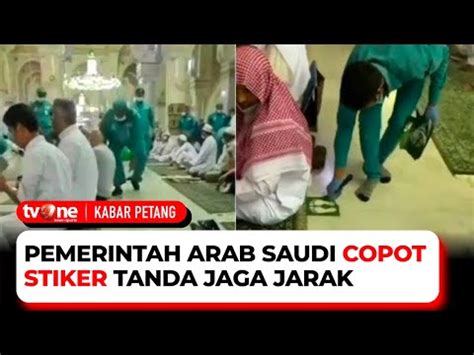 Menuju Normalisasi Petugas Masjid Masjidil Haram Lepas Stiker Jaga