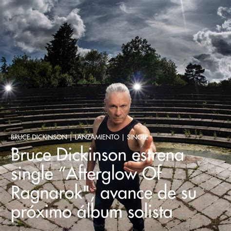 Bruce Dickinson Estrena Single Afterglow Of Ragnarok Avance De Su