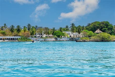 Pablo Escobar Abandoned Secret Island Mansion at Isla Grande, Rosario Islands, Colombia Stock ...