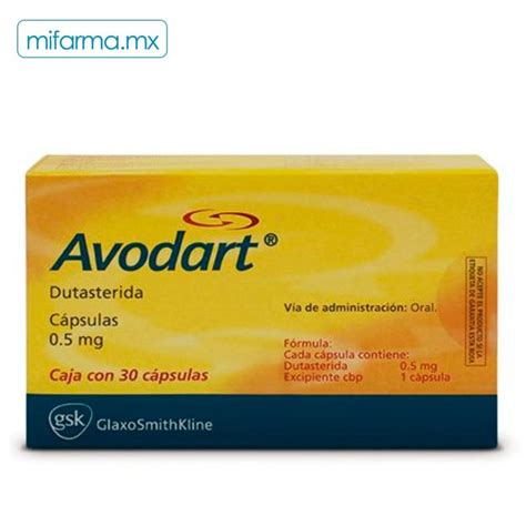 Dutasteride 05 Mg Avodart C30 Mi Farma