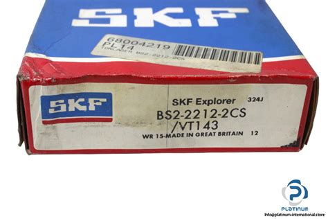 Skf Bs Cs Vt Spherical Roller Bearing Platinum International