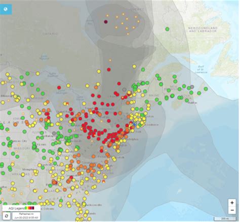 Unhealthy Air Quality Returns to CT on Friday Due to Canadian Wildfire ...