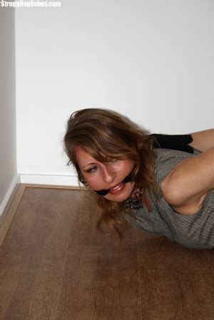 Blonde Whore In Stockings Is Tied Up And Thrown In A Cor XXX Dessert
