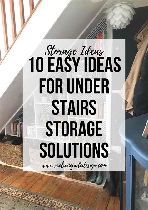 11 Clever Storage For Under The Stairs Ideas And Inspiration Melanie