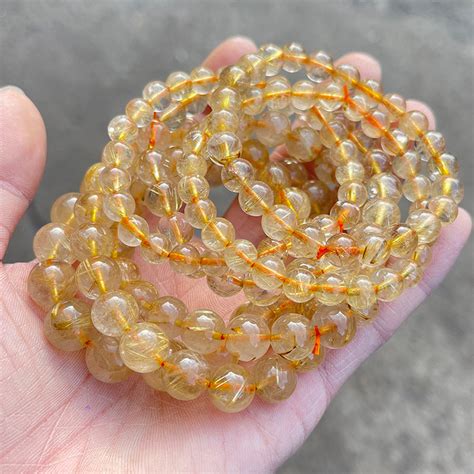 Wholesale Natural Stone Quartz Crystal Beads Bracelets 6mm 8mm 10mm