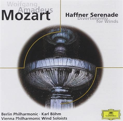 Mozart Haffner Serenade Bpo Bohm Vp Wind Soloists Amazon Es Cds Y