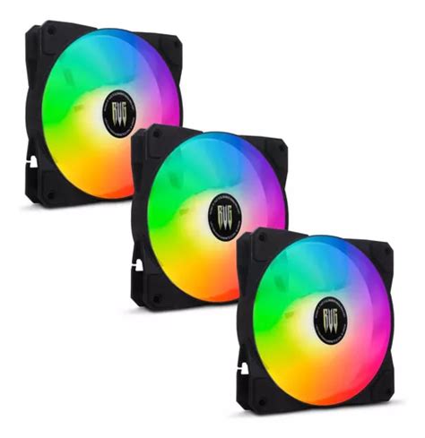 Kit Cooler Fan Led Rgb Mm Ventoinha Para Gabinete Cpu Mercadolivre