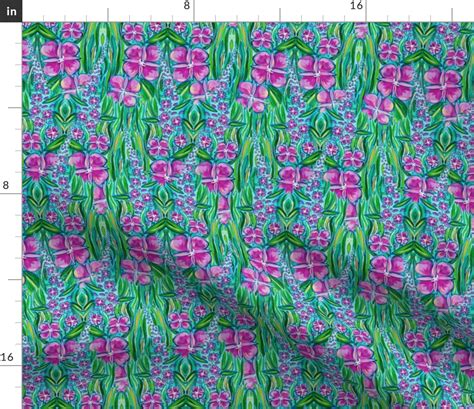 Fireweed Fabric Spoonflower