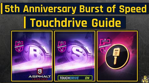 Asphalt Th Anniversary Burst Of Speed Events Touchdrive Guide