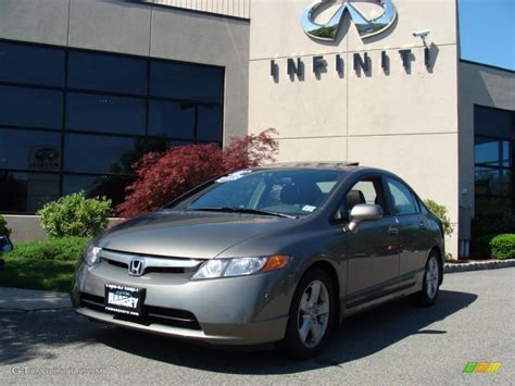 Galaxy Gray Metallic Honda Civic Ex L Sedan Photo