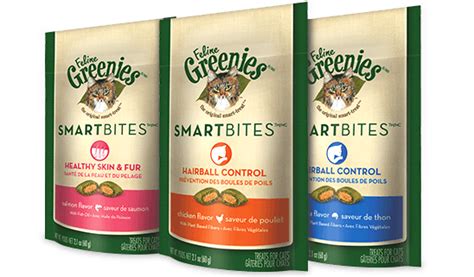 GREENIES® SMARTBITES® Cat Treats for Hairball Control, Skin and Fur Health, and Digestive Health ...