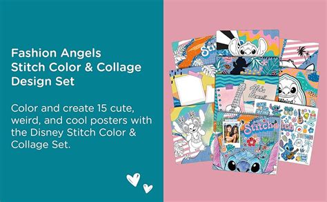 Amazon Fashion Angels Disney Stitch Color Collage Design Set