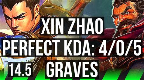 Xin Vs Graves Jng Rank Xin Kr Challenger Youtube