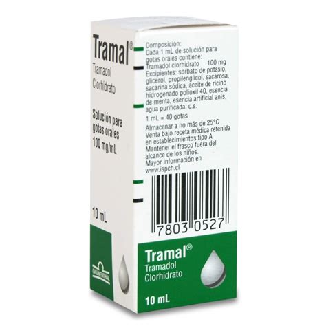 Tramal Tramadol Clorhidrato Mg Ml Gotas Ml Cruz Verde