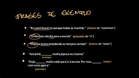 Tempos Verbais Presente Passado E Futuro Ano Conhe A O Mundo