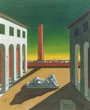 Piazza Ditalia Pomeriggio Destate By Giorgio De Chirico On Artnet