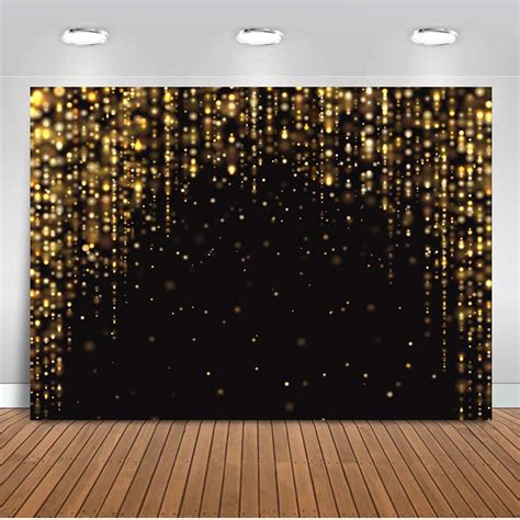 Buy Moca Black And Gold Backdrop Black And Gold Party Decorations