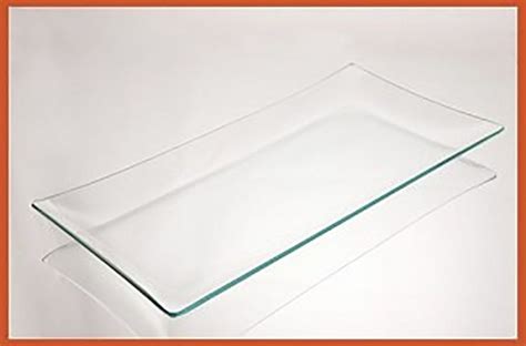 6 X 12 Inch Rectangle Bent Clear Glass Plate 3 16 Thick Etsy Clear