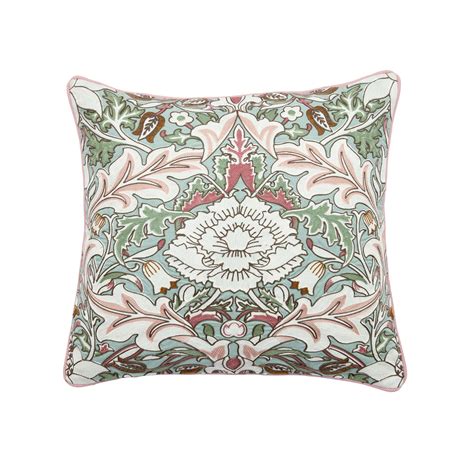 William Morris Strawberry Thief Bedding Cochineal Pink Bedeck Home