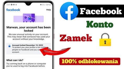 Jak Odblokowa Konto Na Facebooku Odblokowanie Konta Na