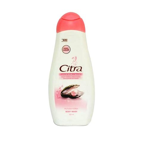 Jual CITRA Pearly White Body Wash 220 ML Botol Di Seller Gibang Mart