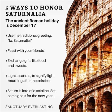 What is Saturnalia? - Sanctuary Everlasting | Ancient romans, Pagan ...