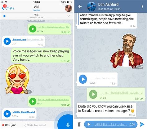 La actualización de Telegram trae mensajes de voz mejorados chats