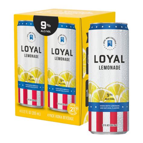 Loyal Nine Lemonade Cocktail 4 Pack Buy Now Caskers