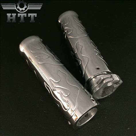 Aftermarket Free Shipping Motorcycle Parts Billet Flame Style 7 8