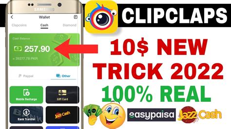 Clipclaps 10 New Trick 2022 Clipclaps Fast Earning Trick 2022