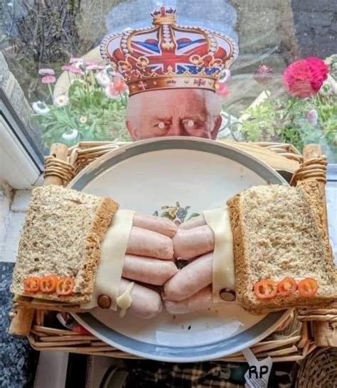 King Charles Fans Have Sausage Finger Sandwiches On Their Coronation Menu