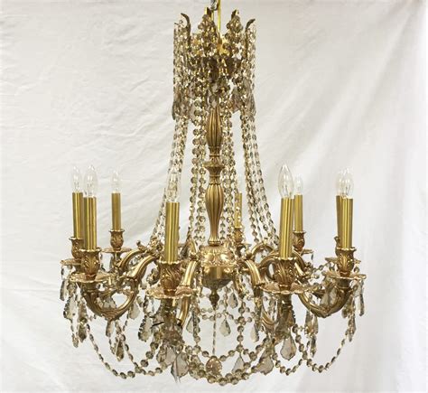 Bella 10 Light Large Vintage Chandelier | Grand Light