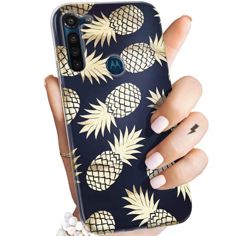 Etui Do Motorola Moto G Power Wzory Ananas Owoce Egzotyczne Obudowa