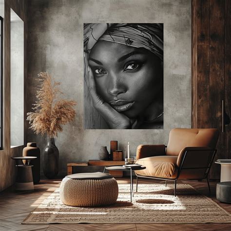 African Woman Artprintable Wall Art African Woman Wall Art African