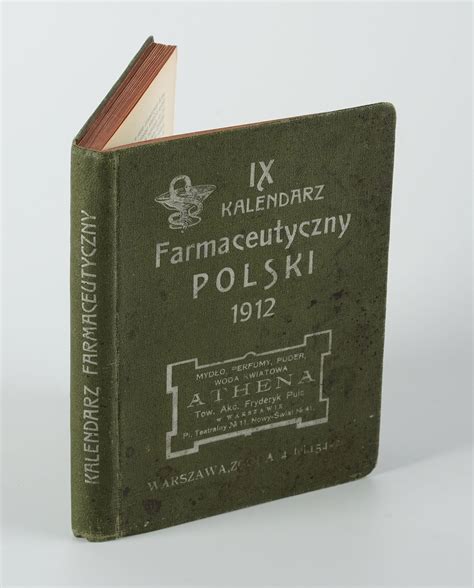 Kalendarz Farmaceutyczny Polski Na Rok Przest Pny Dla Aptek I